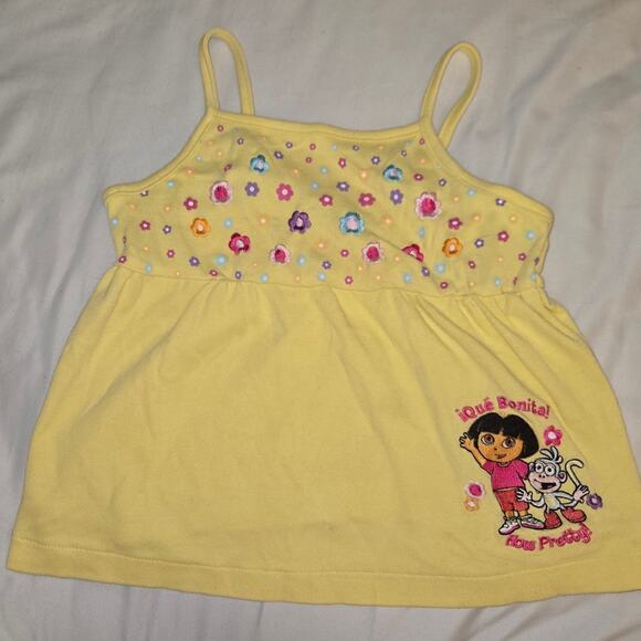 Vintage [2006] Dora The Explorer & Boots Nick Jr Yellow Tank 7/8 - Picture 10 of 12